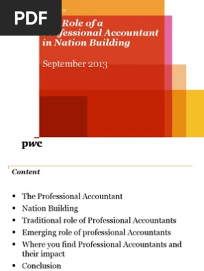 Roles of professional accountants in relation role of management accountant in modern business